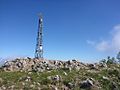 Der Gipfelmast auf dem Schoberstein