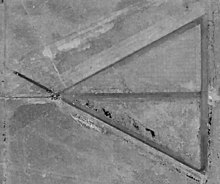 Grey Butte Airfield in 1968, to the left is the radar cross section testing GreyButteAirport CA 1968 USGS.jpg