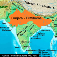 Gurjara Pratihara Empire in 900 AD.png