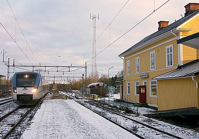 Vägbeskrivningar till Hälleforsnäs med kollektivtrafik