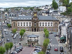 City hall of Morlaix, Brittany, France.