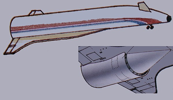 The Skylon was developed from the British HOTOL project.