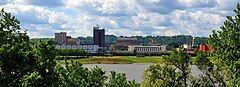 Downtown Huntington, West Virginia from across the Ohio River