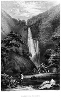 The Hanapepe Valley as drawn by Alfred Thomas Agate