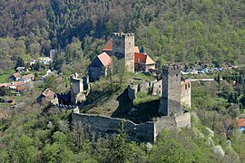 Nordwestansicht der Burg