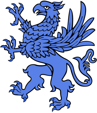 The blue griffin emblem of House Harkonnen. Harkonnen Griffin.svg