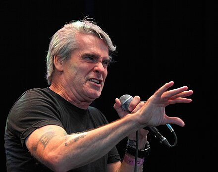 Rollins in 2013, performing spoken word