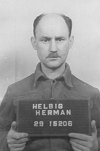 Hermann Helbig i amerikansk fångenskap år 1947.