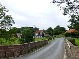 Hessenau with the Leine Bridge