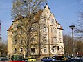 Apartment building in open development