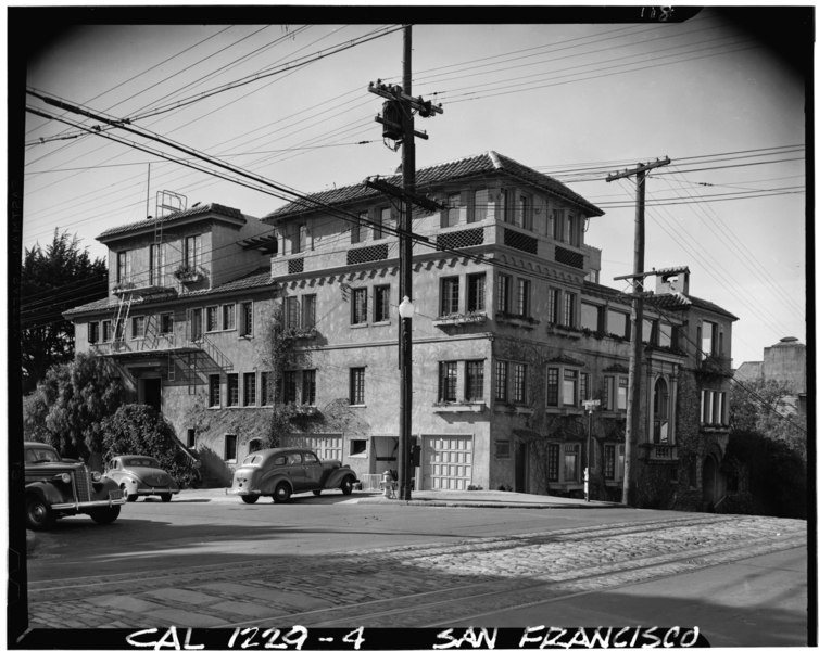 File:Historical American Buildings Survey A. J. Wittlock, Photographer After March 1940 - Stevenson-Osbourne House, Hyde and Lombard Streets, San Francisco, San Francisco County, CA HABS CAL,38-SANFRA,22-4.tif