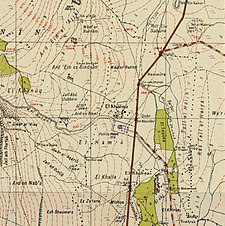 Série de mapas históricos para a área de al-Khalisa (1940) .jpg