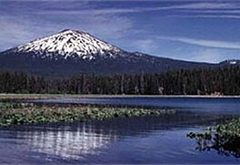 Hosmer Lake and Mount Bachelor, Oregon, USFS.jpg