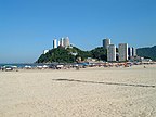Brazylia - São Paulo, Praia Grande , Widok na pla