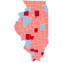 County Flips:
Democratic
Hold
Republican
Hold
Gain from Democratic Illinois County Flips 2004.svg