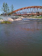 Indian Creek in downtown Caldwell