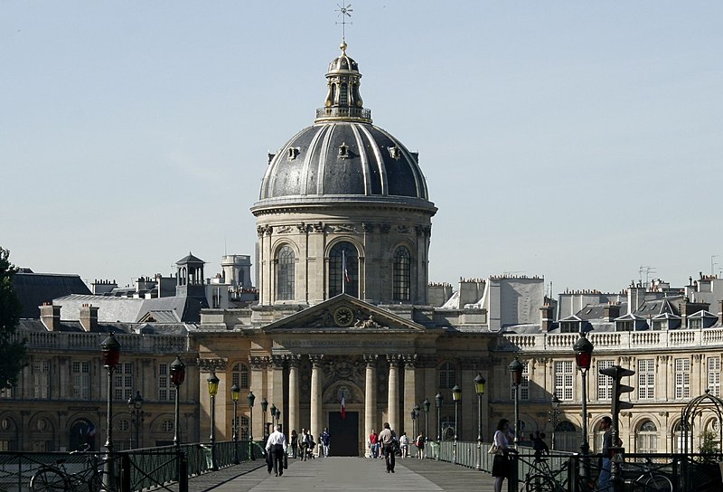 صورة:Institut de France - Académie française et pont des Arts.jpg