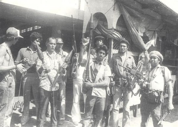 FSLN troops during the insurrection of León July 1979