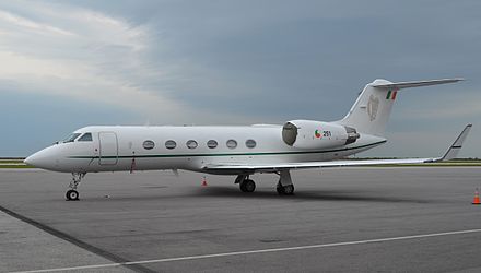 Irish Air Corps retired Gulfstream IV, which was used as VIP transport