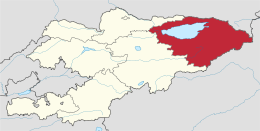 région Ysyk-Köl - Localisation