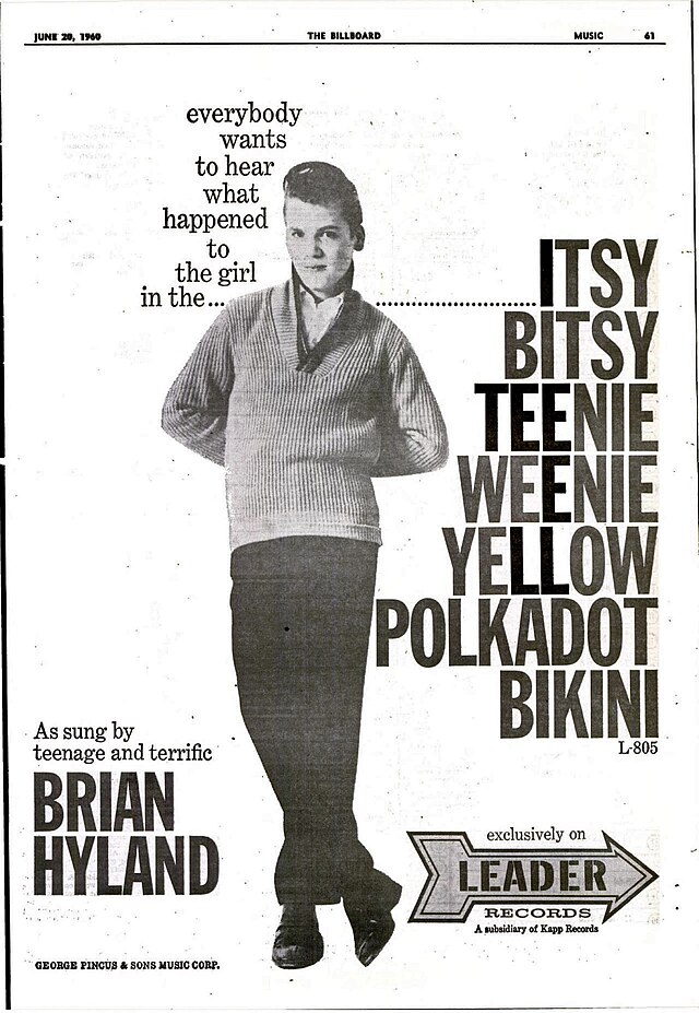 File:Itsy Bitsy Teenie Weenie Yellow Polkadot Bikini - Billboard ad ...