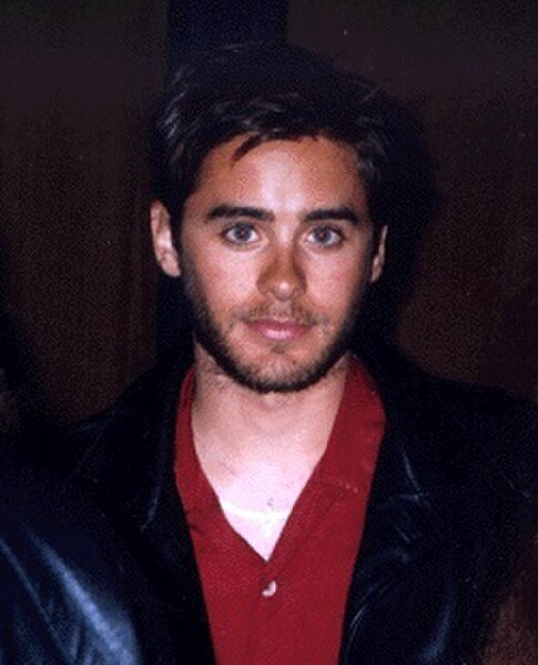 Leto at a press conference for My So-Called Life in 1995