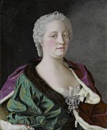 Портрет императрицы Марии-Терезии. 1747. Темпера на меди. Амстердам, Рийксмузеум
