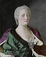 Empress Maria Theresia, 1747, enamel on copper