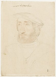 Jean de Laval-Châteaubriant'ın kalem portresi.