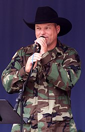 John Michael Montgomery's Kickin' It Up spent six weeks at number one and also topped the all-genre Billboard 200. Jmm82004-06-16.jpg
