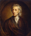 Retrato de John Locke, pintura de sir Godfrey Kneeler de 1697