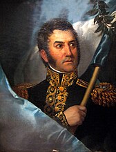 シモン・ボリーバルと並ぶラテンアメリカの解放者ホセ・デ・サン・マルティン。立憲君主制によるアルゼンチンの独立を主張した。