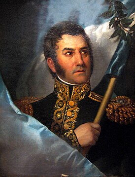 José de San Martín, gouverneur de Cuyo.
