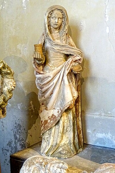 File:Jouarre (77), église St-Pierre-et-St-Paul, Mise au tombeau, Marie Madeleine, vers 1510 1.jpg