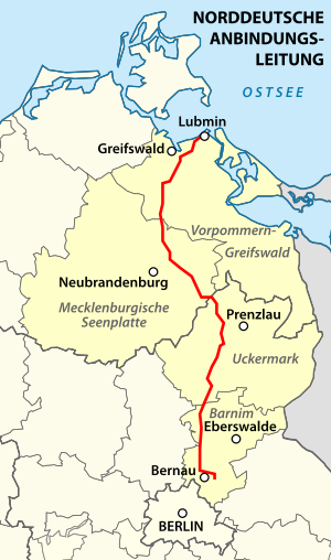 Norddeutsche Anbindungsleitung: Geplante, aber nicht realisierte Erdgaspipeline in Deutschland