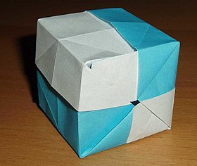 Kawasaki cube, an example of an iso-area model