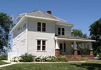 Sharpsville home in Kelley Historical Museum Kelley Historical Agricultural Museum - The home of E.W. 'Ed' Kelley.jpg