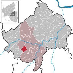 Läget för Kirschroth i Landkreis Bad Kreuznach
