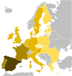 Knowledge of Spanish in European Union.svg