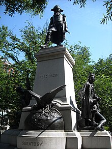 Kosciuszko statue in Lafayette Park, Washington, D.C. (Source: Wikimedia)