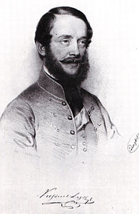 August Prinzhofer (en), Portrait de Lajos Kossuth, lithographie.