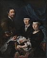 Kunstneren med sin familie, malet af Karel van Mander III, 1646-1647