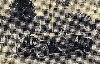 Barnato cornering at Pontlieue La Bentley de Barnato et Kidston, victorieuse des 24 Heures du Mans 1930.jpg