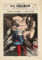 Couverture de La Charge par Alfred Le Petit, 24 septembre 1870.