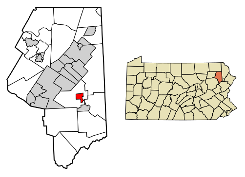 File:Lackawanna County Pennsylvania Incorporated areas Elmhurst Township Highlighted.svg