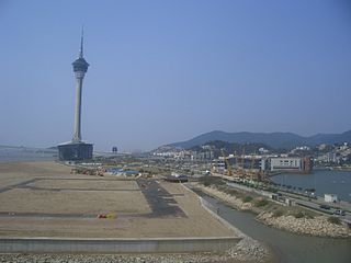 <span class="mw-page-title-main">Macau New Urban Zone</span> Area under land reclamation in Macau