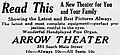 Arrow Theater ad