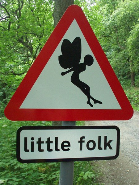 File:Look out for the little folk - geograph.org.uk - 773026.jpg