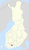 Loppi Finlandiako mapan