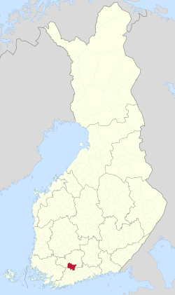 موقعیت لُپْپی در نقشه فنلاند